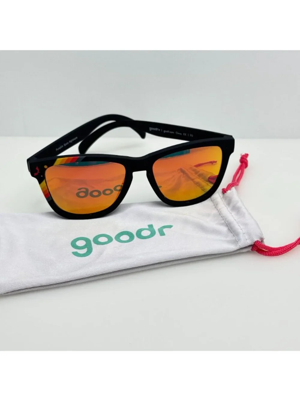 Goodr Sunglasses Pumpkin Spice Dream Polarized W/ Bag